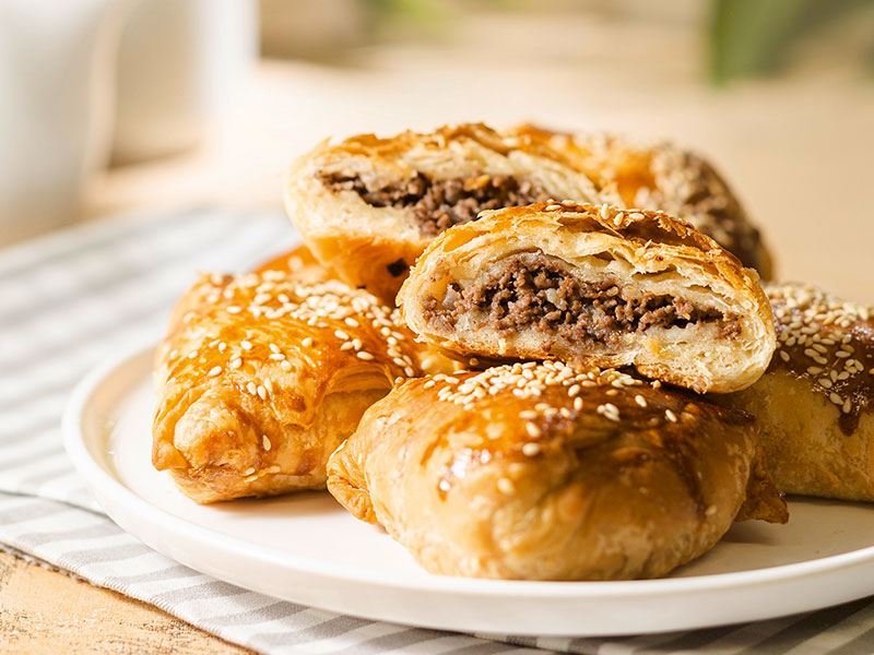 Air Fryer’da Mis Gibi Kıymalı Mini Poğaça